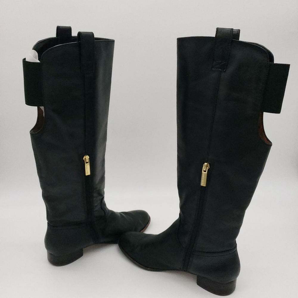 Louise etc Cie | Women's Lo-KingCale Black Leather Knee High Boots, Size…